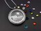 Mama Bear Necklace with Two 2 Cubs Necklace for Women, Floating Locket Pendant with 24 Birthstones & Charms for Mummy Mother Family Mom Grandma